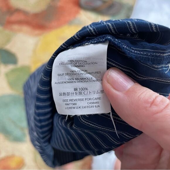 Madewell Fable Floral Embroidered Striped Relaxed Top - Picture 9 of 9